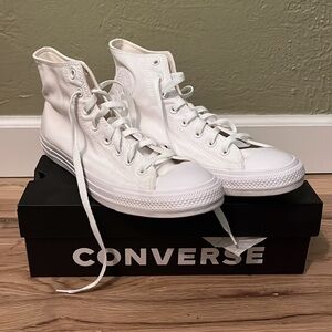White Chuck Taylor All Star Canvas High Tops